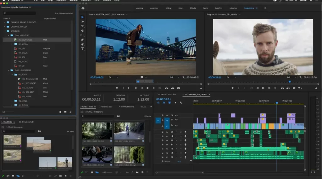 adobe premiere pro características