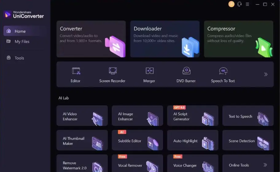 wondershare uniconverter 15 ultima version 2024